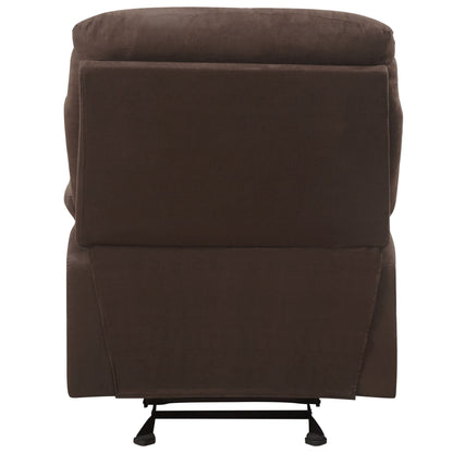 Siena Pillow Top Arms Recliner  - Chocolate