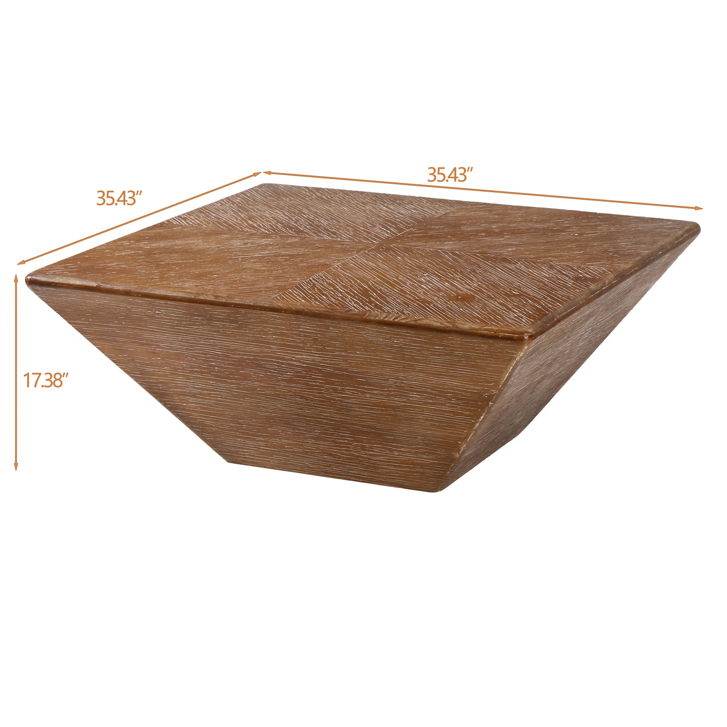 Solidify Coffee Table - Brown