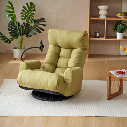 Lawson Adjustable Head and Waist Rotatable Sofa Chair - Green