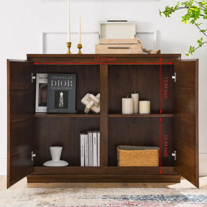 Marion Storage Wooden Cabinet  - Walnut