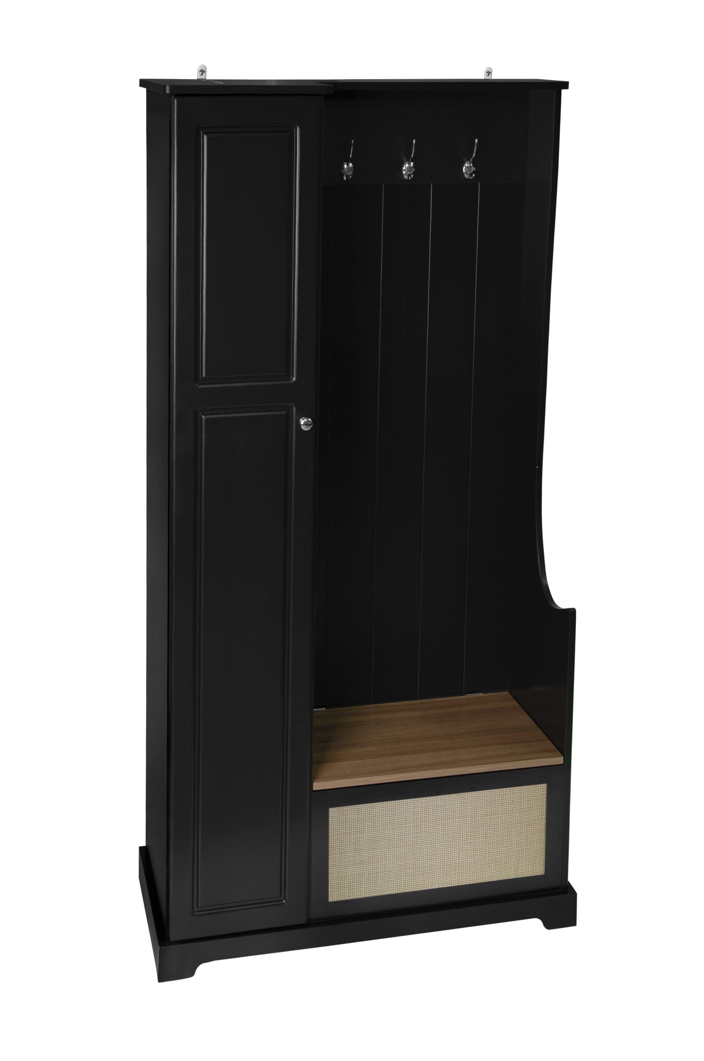 Tero 1 Door Closet - Black