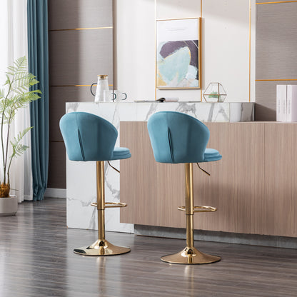 Triumph  Bar Stools - Baby Blue Set of 2