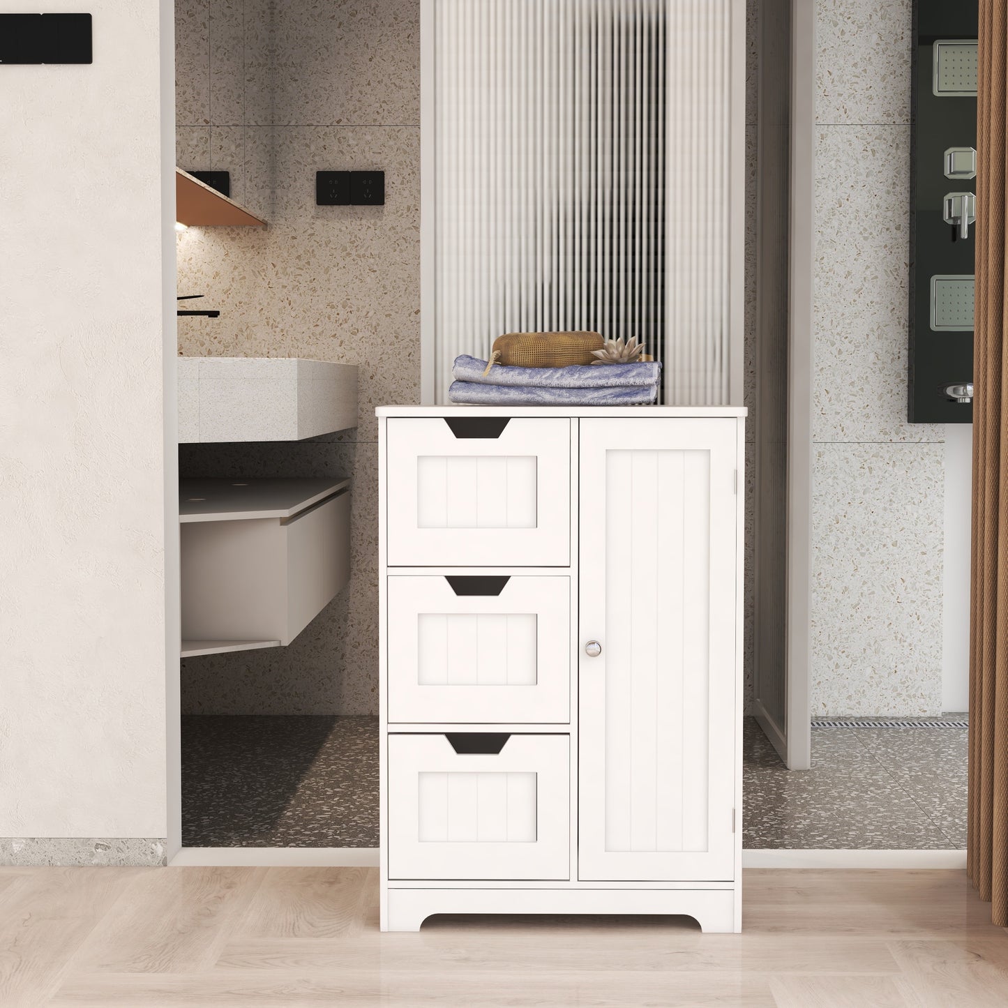 Skye Storage Cabinet - White