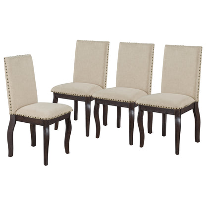 Stanley Dining Chairs with Nailhead (Set of 4) - Espresso