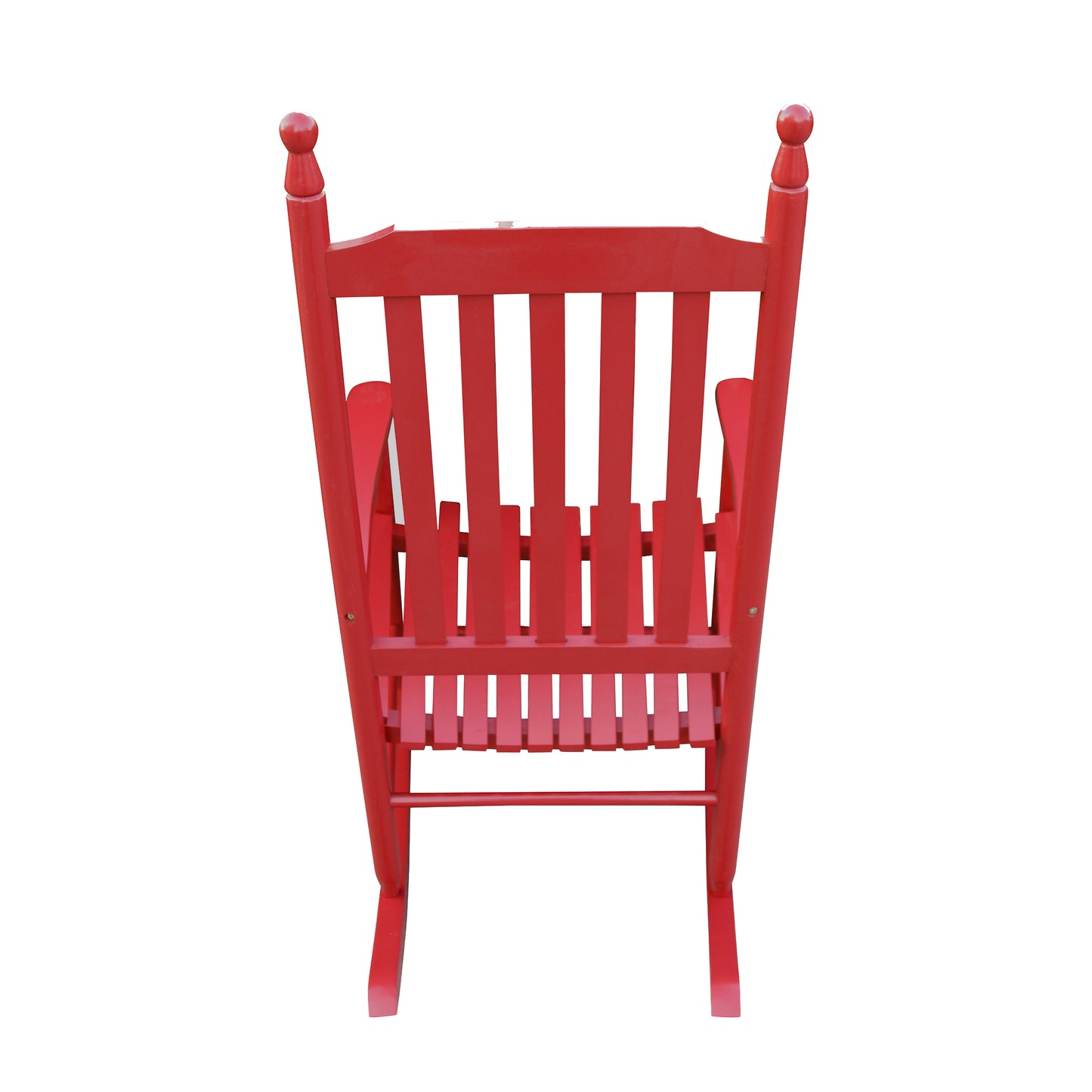 Lupe II Wooden Porch Rocker Chair - Rose Red