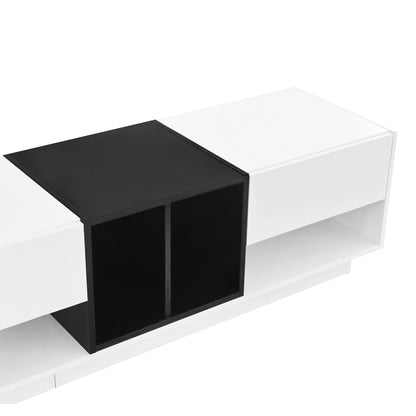 Moka Sleek TV Stand - White