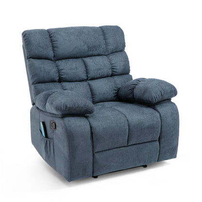 Jovan Power Recliner with Massage - Charcoal