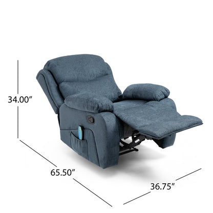 Kramer Massage Recliner Chair - Charcoal