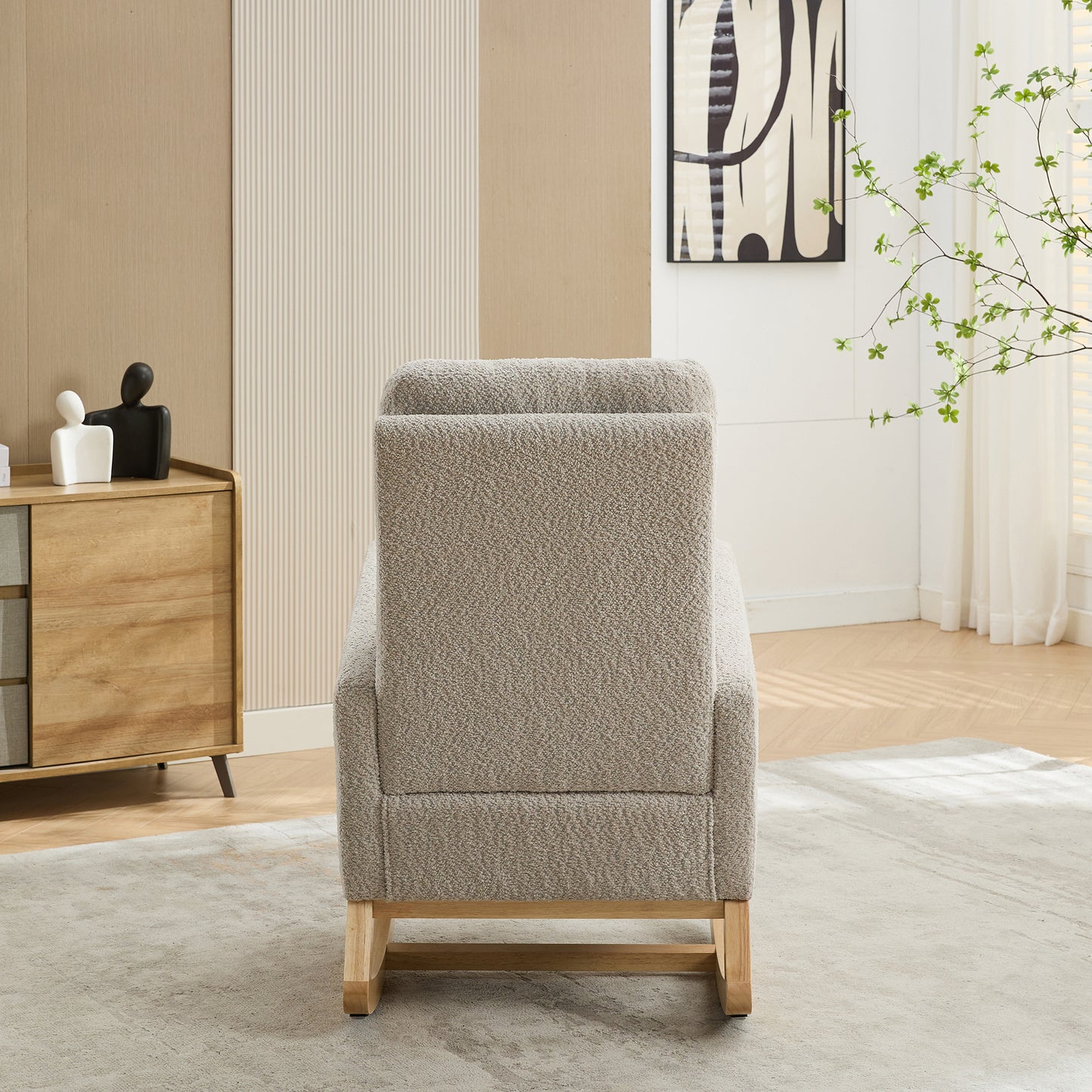 Lester One Rocking Chair - Light Gray