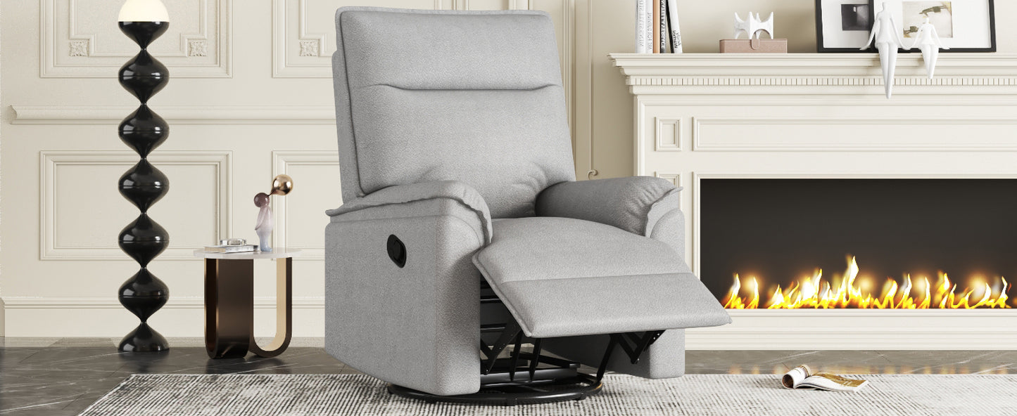 Hano 360° Swivel Recliner Chair - Gray