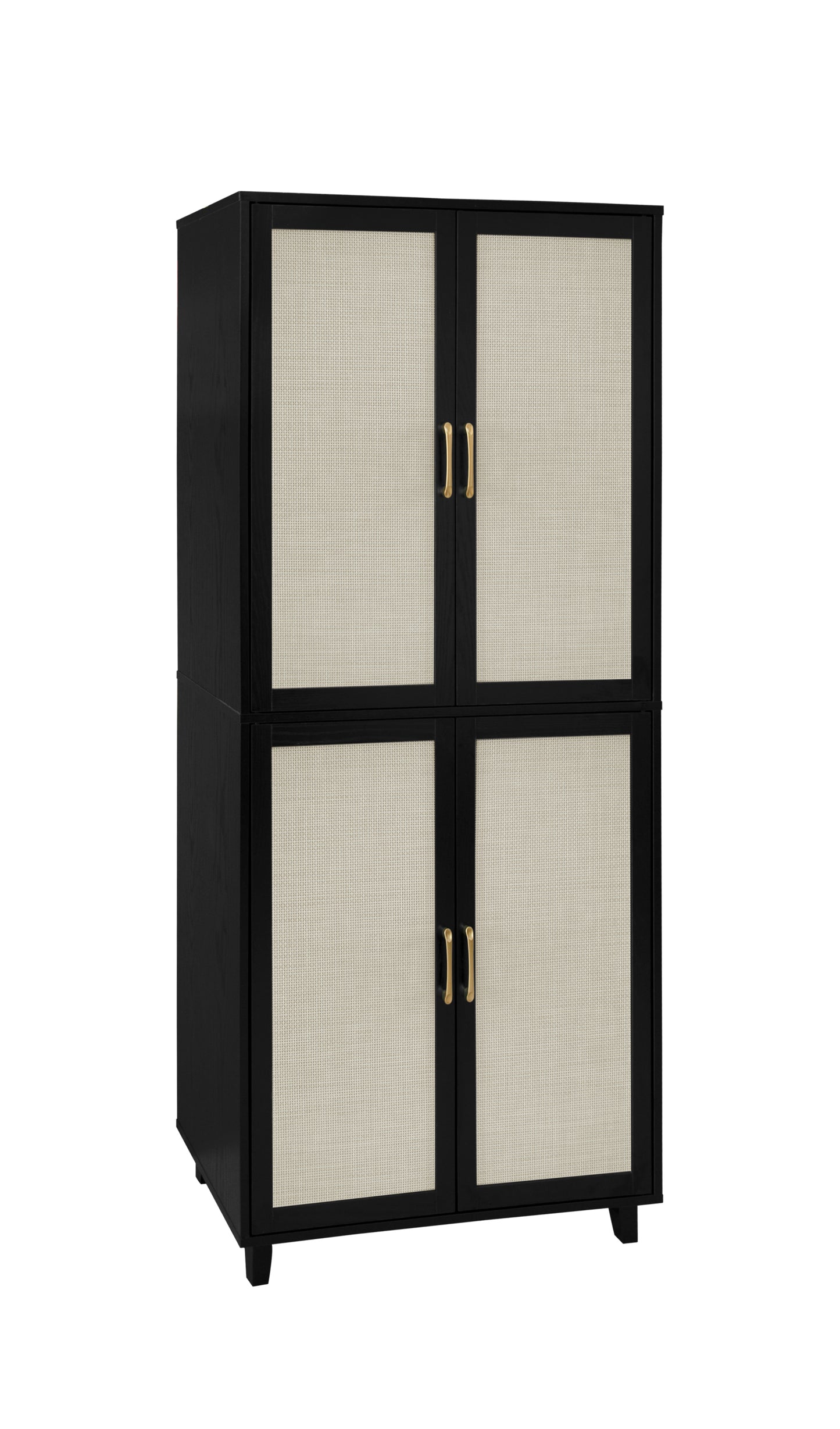 Acuna 4 Door Storage Cabinet - Black