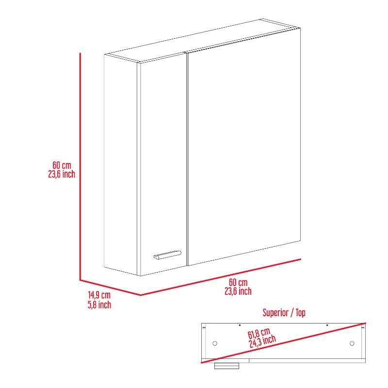 Sines Medicine Cabinet -Light Gray