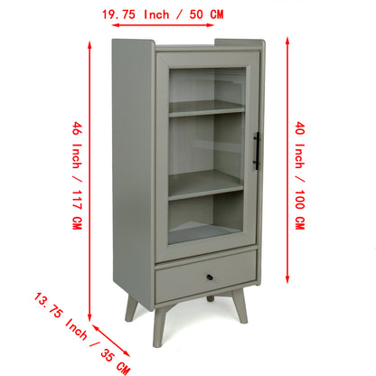 Warner Bathroom Storage Cabinet - Gray