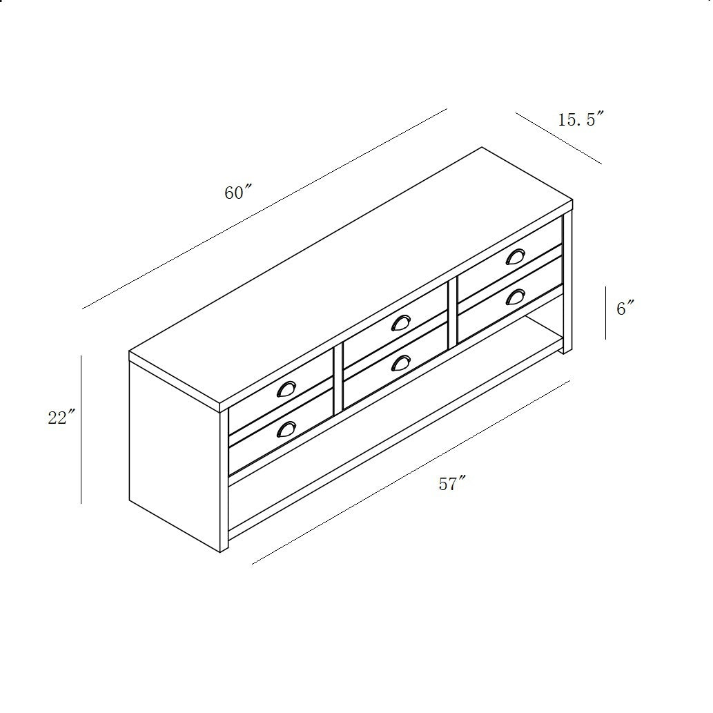 Chelsea TV Stand - Grey