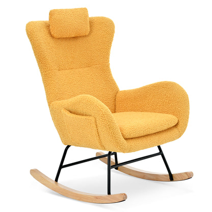 Anton Rocking Chair - Yellow