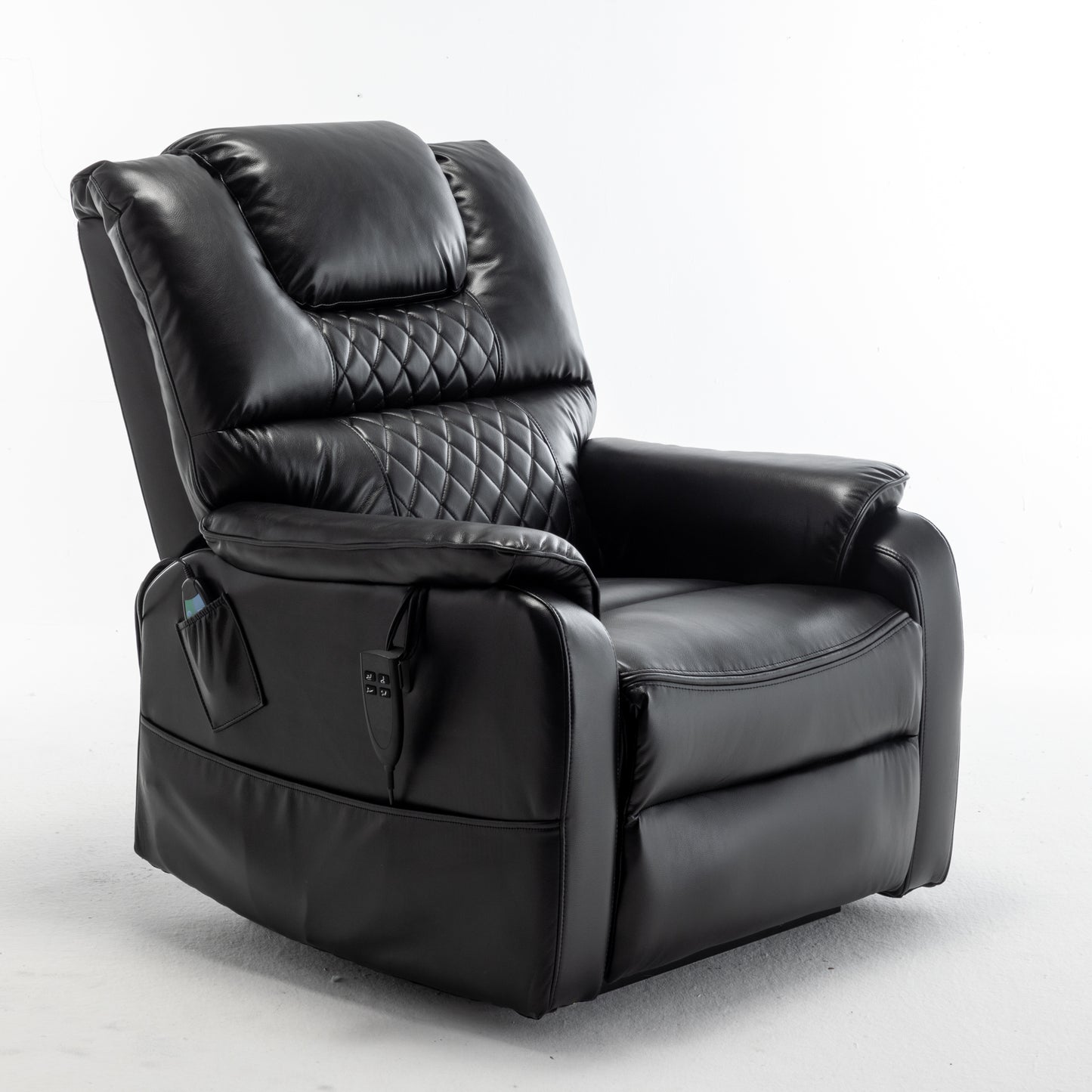 Eriga Power Lift Recliner Chair (180 degree lying flat) - Black