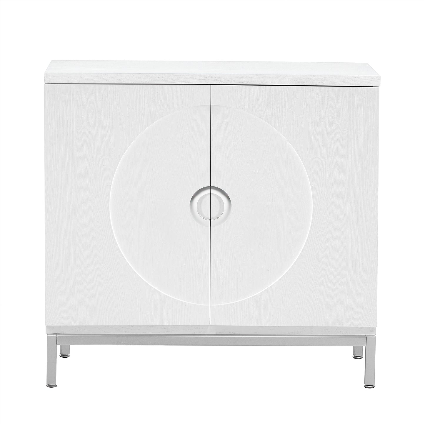 Gato Accent Storage Cabinet - White