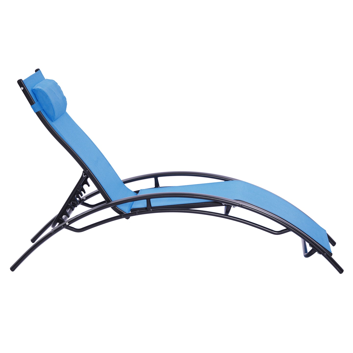 Blosso Outdoor Chaise Lounges (Set of 2) - Blue