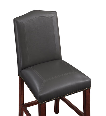 Claremont Faux Leather Counter Stool - Gray