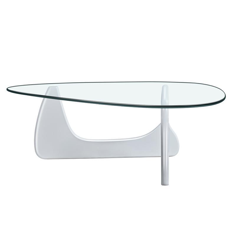 Modern Triangle coffee table - White