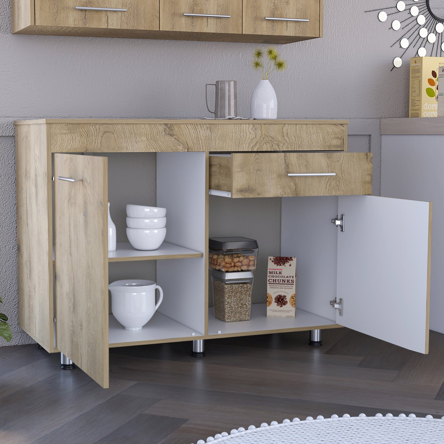 Orion Utility Base Cabinet - Macadamia