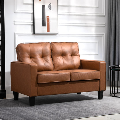 Hocom Wide Loveseat - Brown