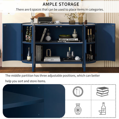 U Storage Sideboard Cabinet - Blue