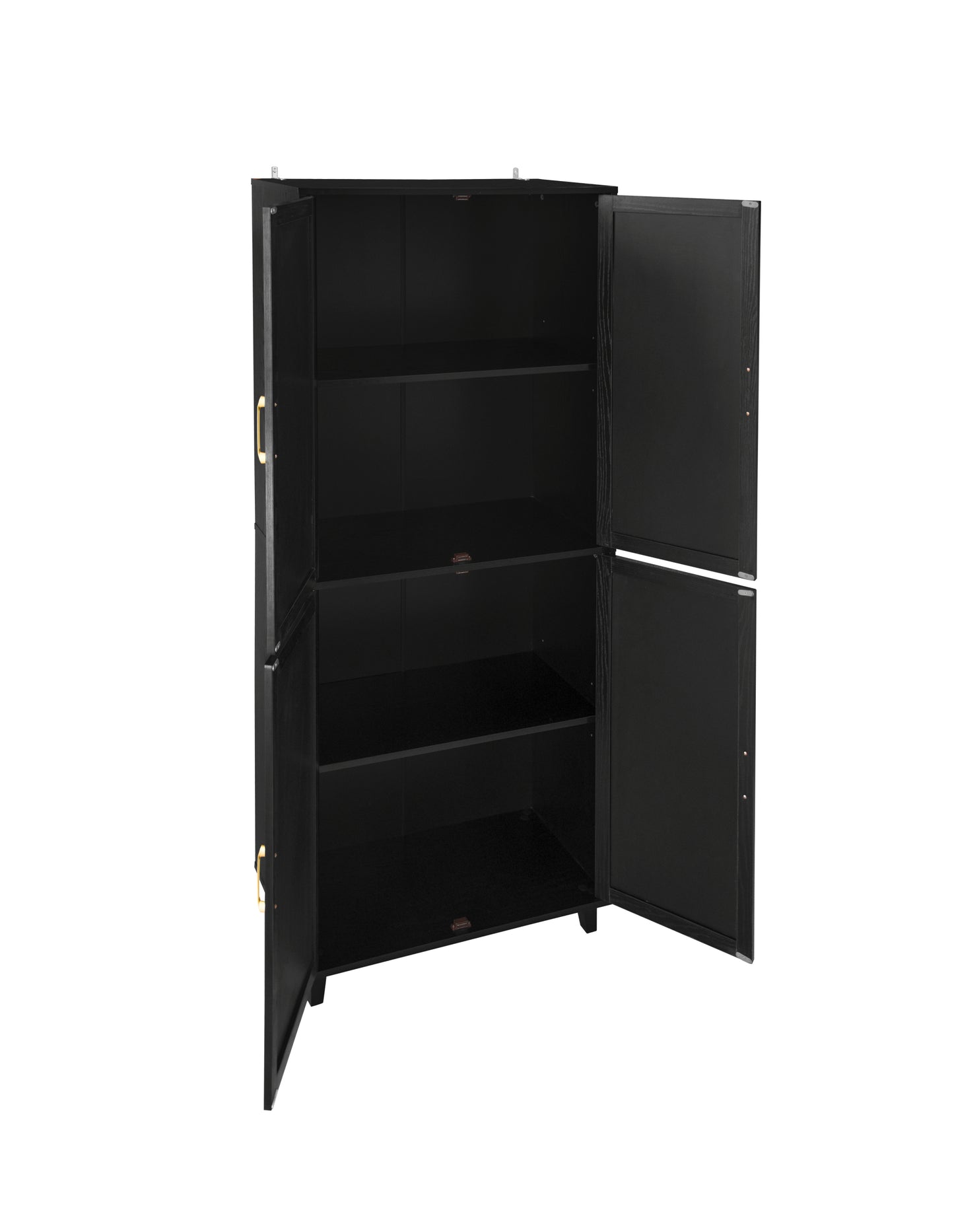 Acuna 4 Door Storage Cabinet - Black