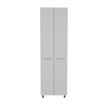 Nalani Rectangle Pantry Cabinet - White