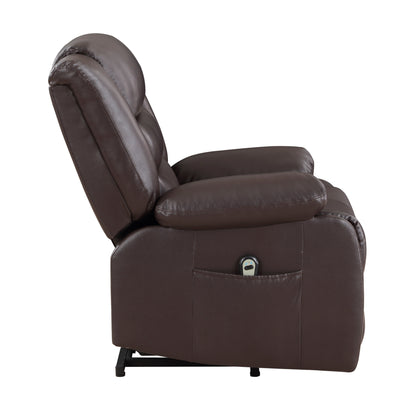 Vada Power Lift Recliner Chair - Dark Brown