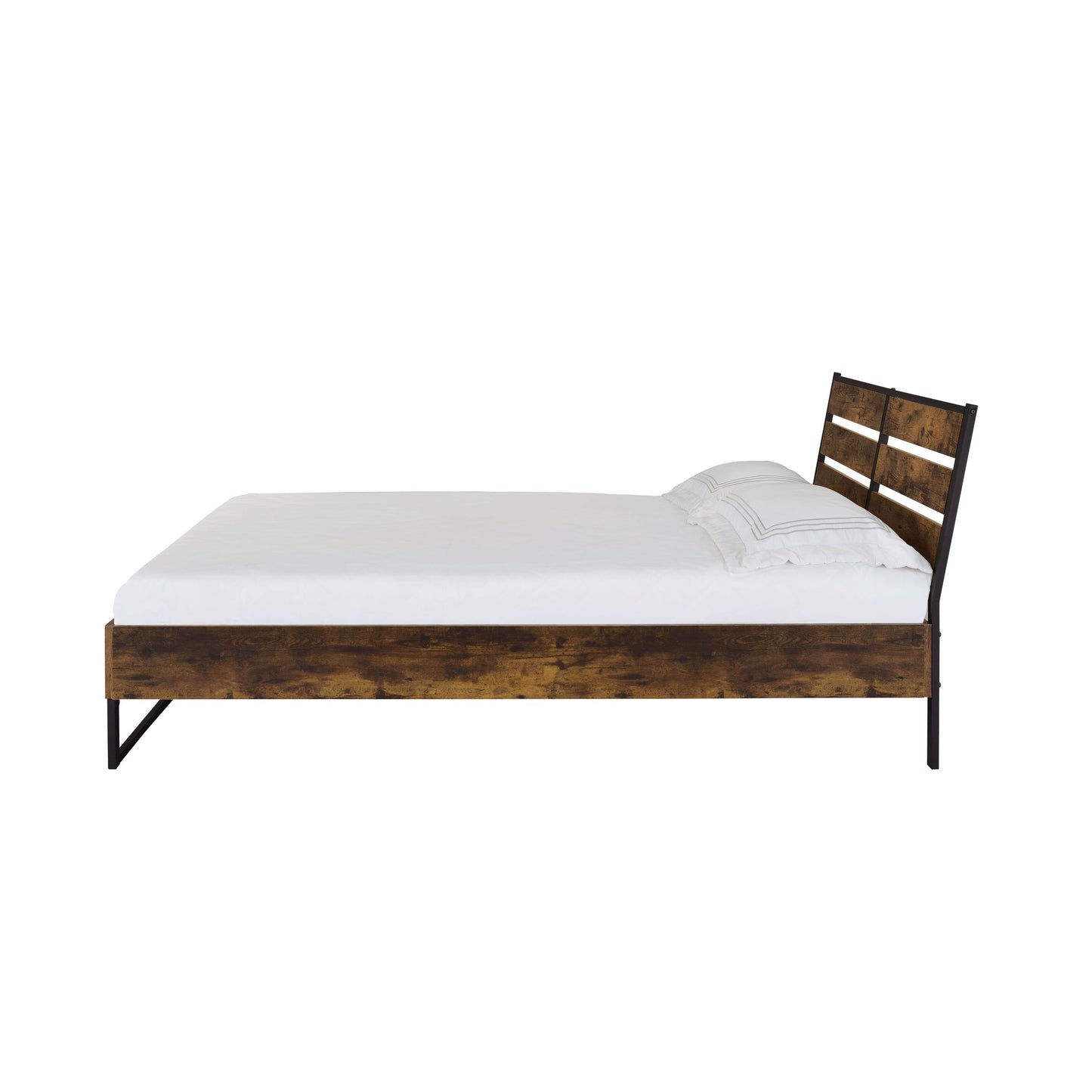 Rustic Oak Bliss Eastern King Bed