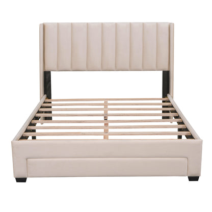 Luxury Haven Velvet Storage Bed