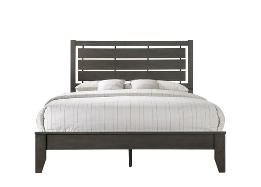 Winston Queen Size Bed - Gray