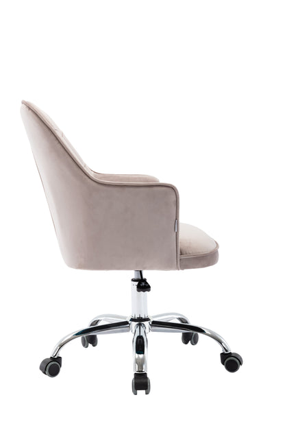 Elegance Flex Velvet Swivel Shell Chair