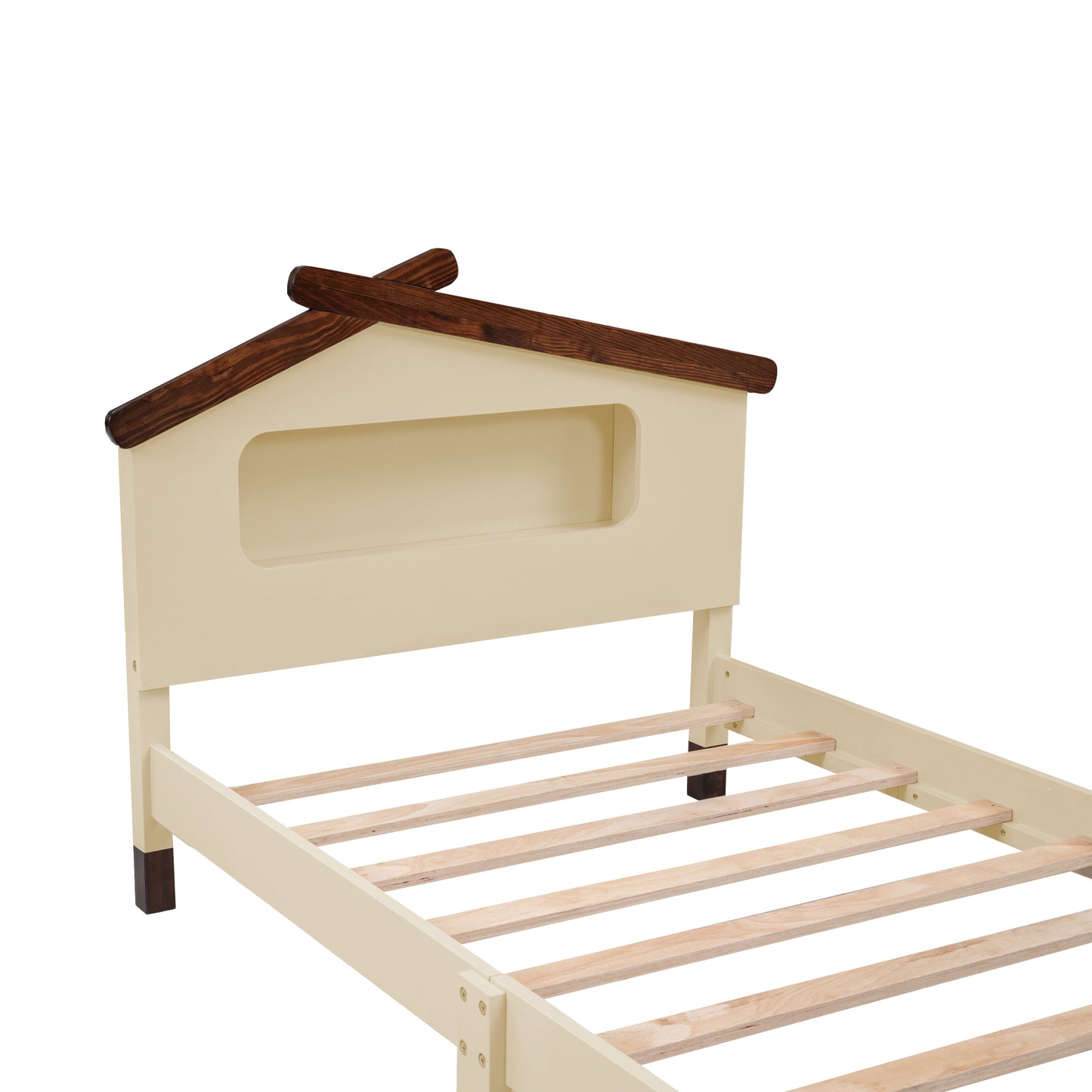 Dreamwood Twin House Bed with IllumiGlow Nightlights