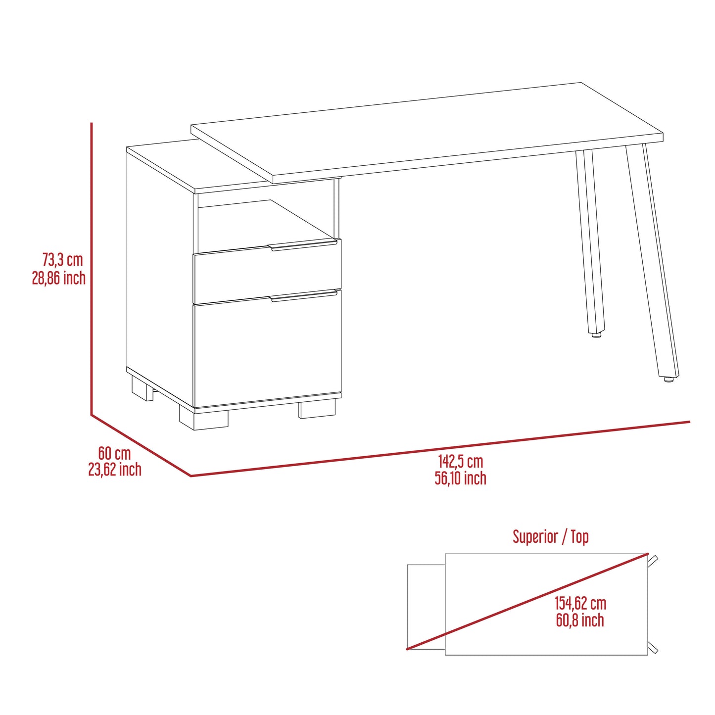 Mahogany Writing Desk