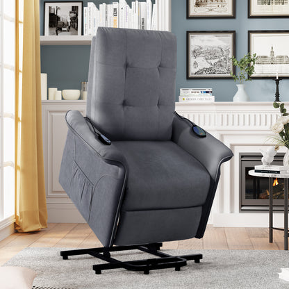 Grace Power Lift Recliner Chair - Dark Gray