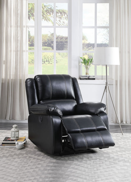 Vortex PU Power Recliner - Black