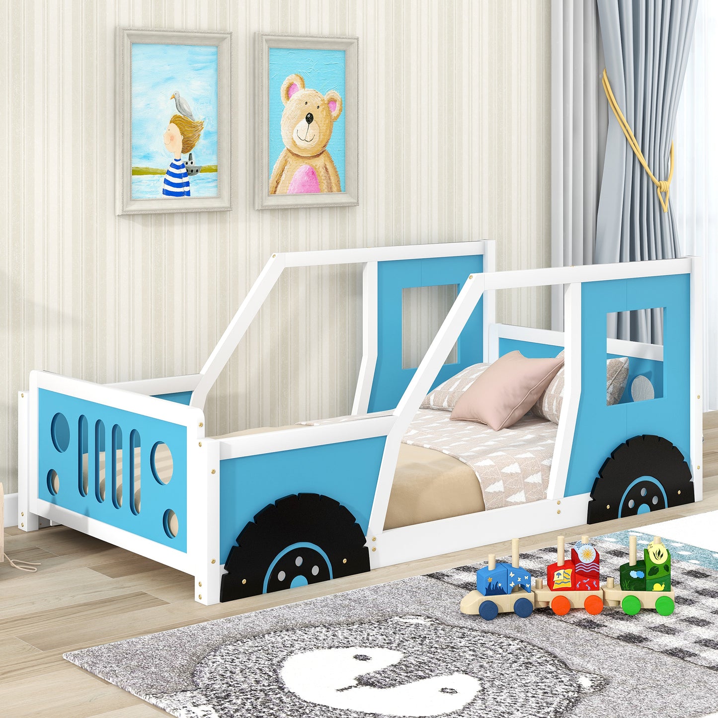 Blue Cruiser Twin Bed