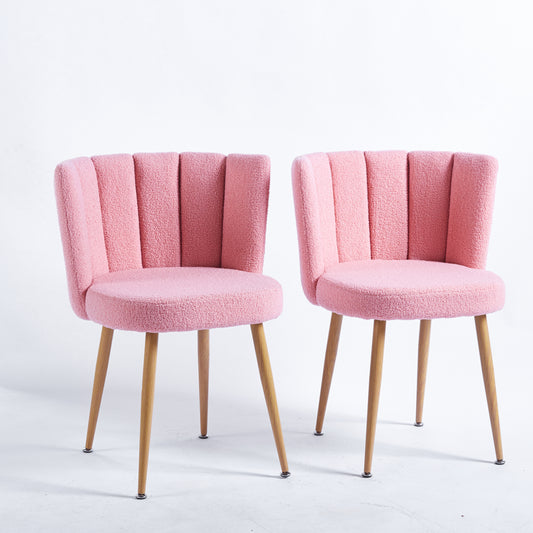 Coon Dining Chairs (Set of 2) - Light Pink