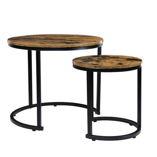 Wooden Blend Side Tables