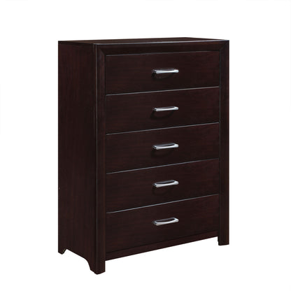 Silver Serenity 5-Drawer Chest