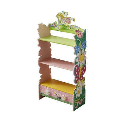 Fairyland 3 Tier Flower Bookcase with Drawers