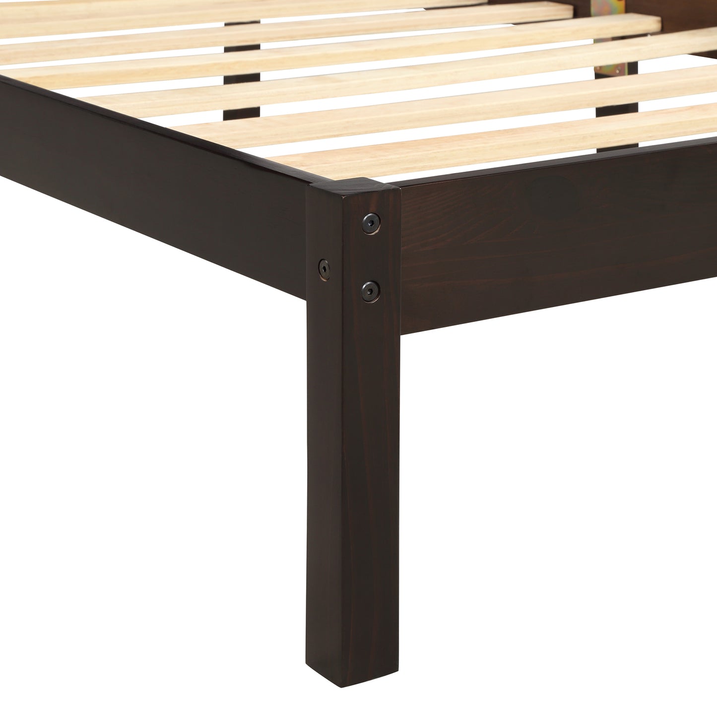 Rhoda Twin Size Platform Bed Frame - Espresso