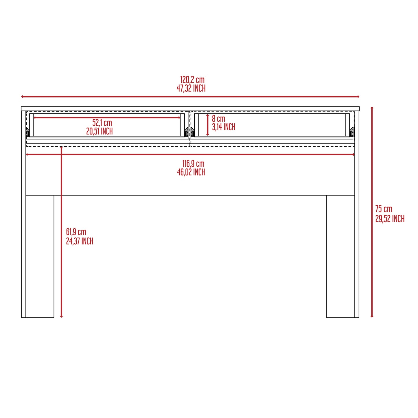 Tech Pro 2 Computer Desk - Black