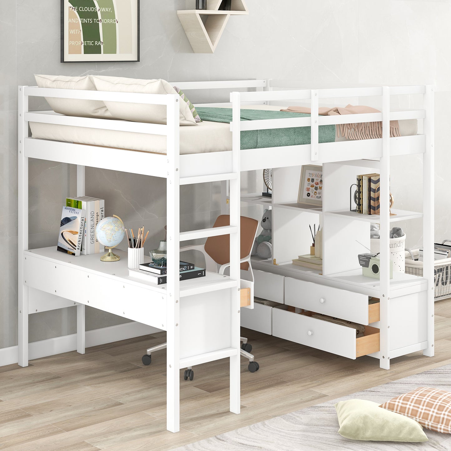 Sky Rise Loft Bed -Full