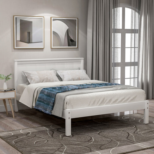 Rhoda Twin Size Platform Bed Frame - White