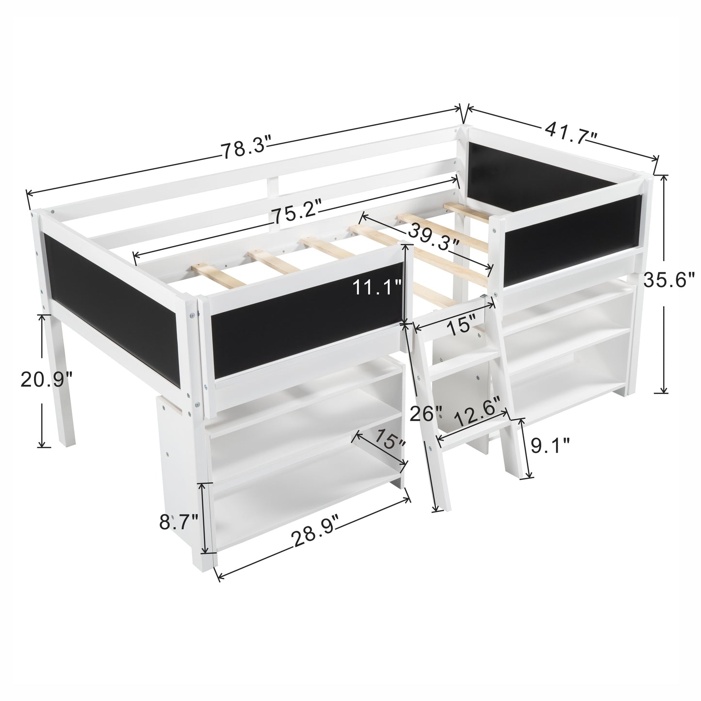 Whispering Dreams Twin Loft Bed