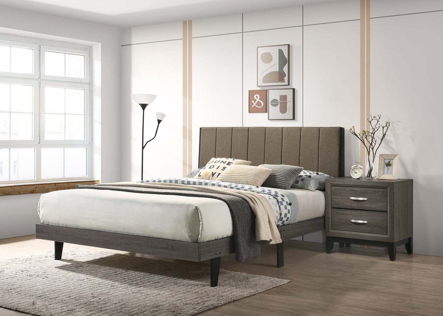 Valdemar Queen Bed Size - Brown