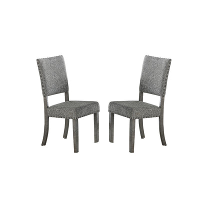 Takako Fabric Dining Chair (Set of 2) - Gray